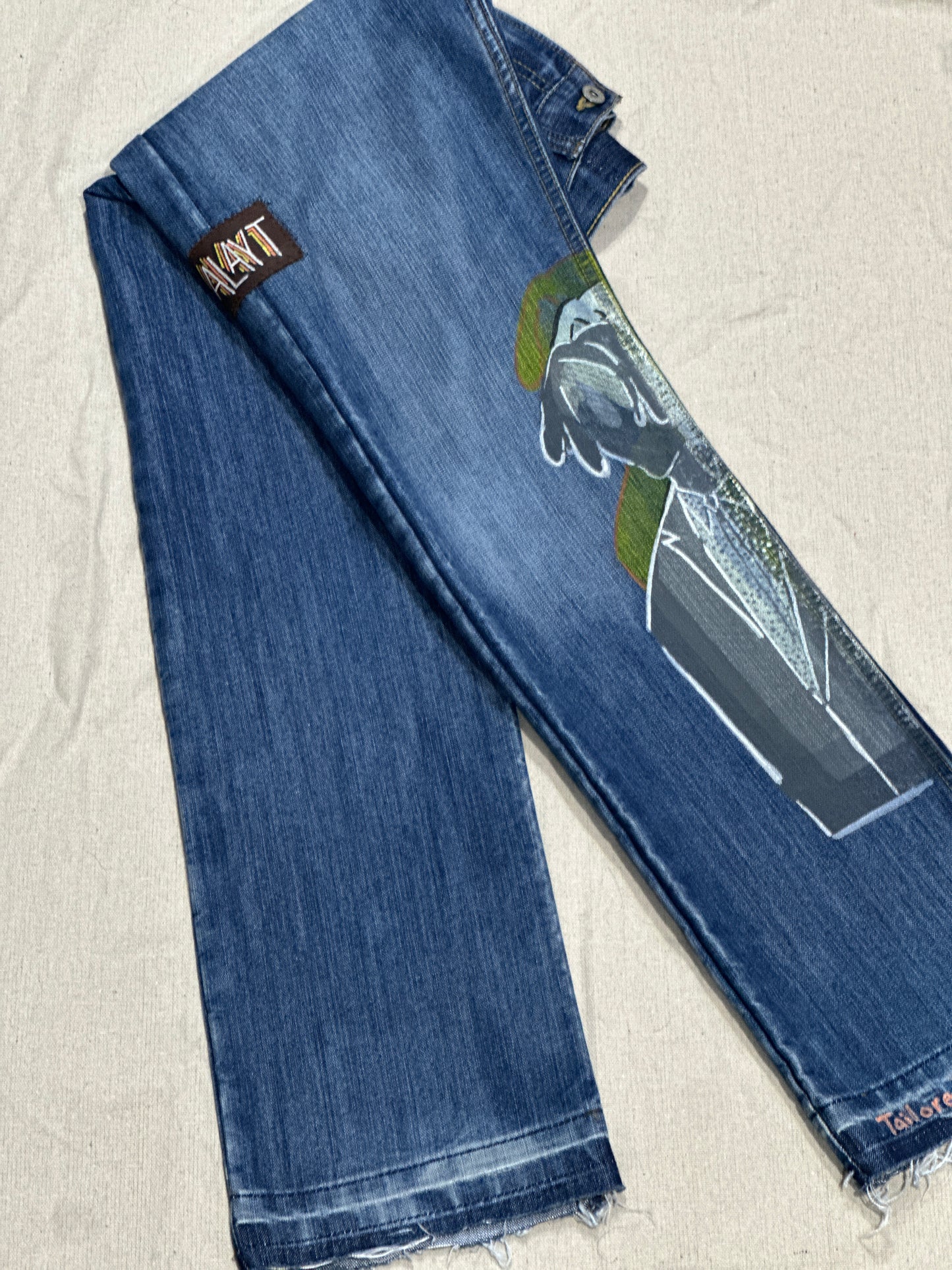 Tailored Thoughts - TMBTB Cross-Leg Denim