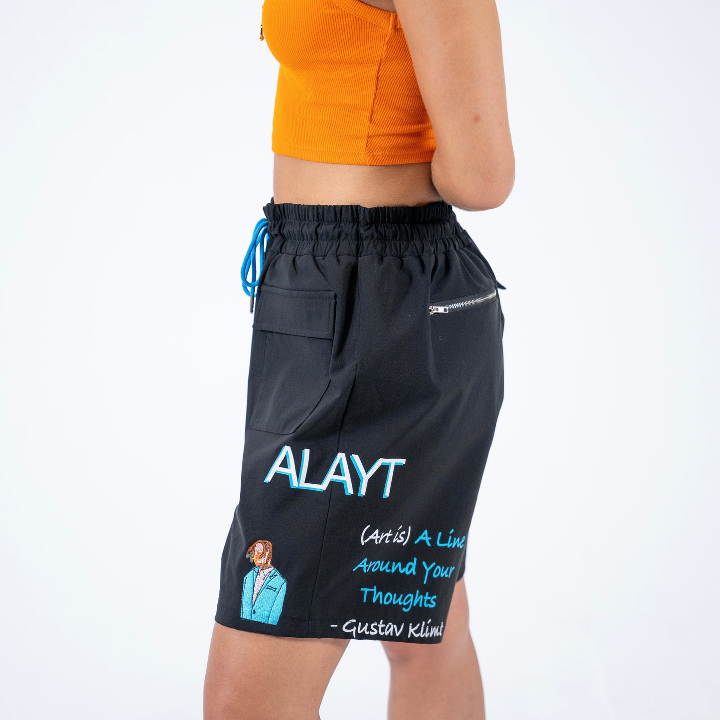 “TMBTB” Premium Nylon Shorts (Black)