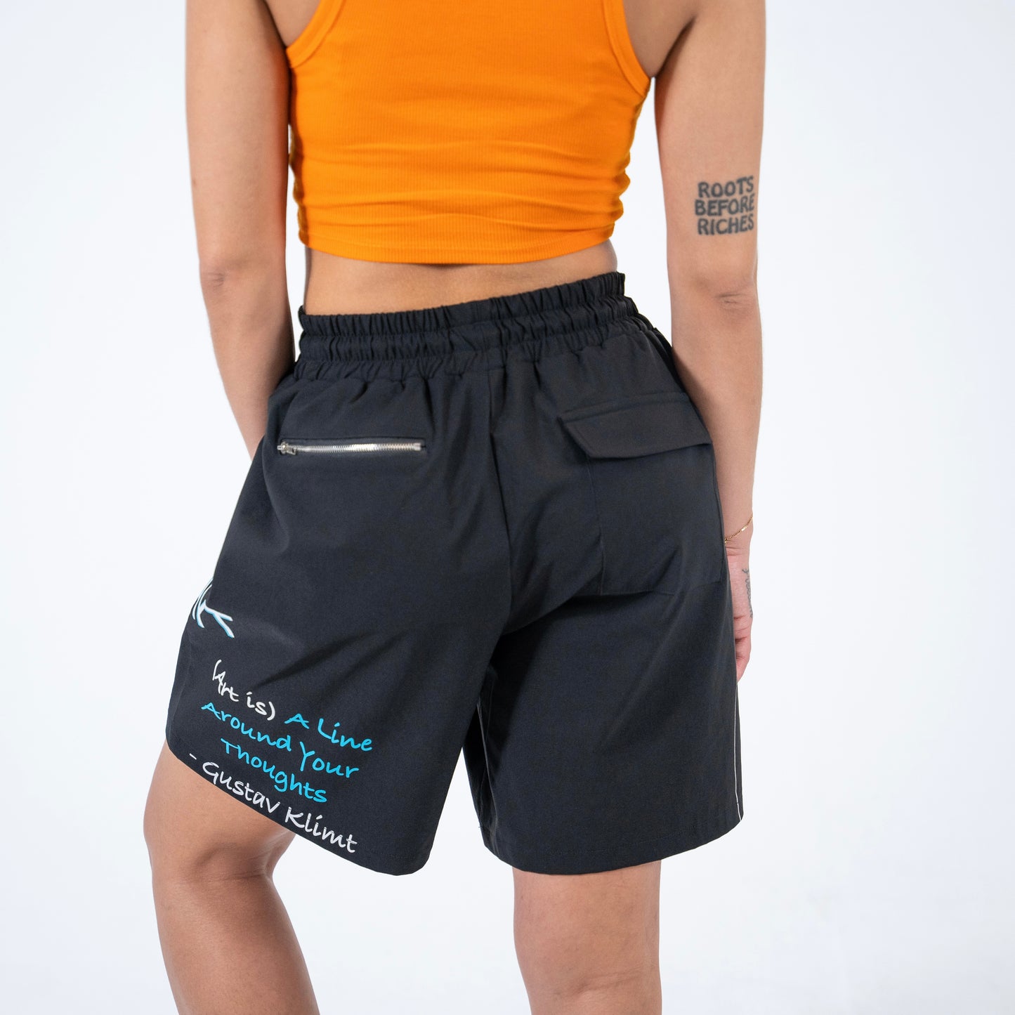 “TMBTB” Premium Nylon Shorts (Black)