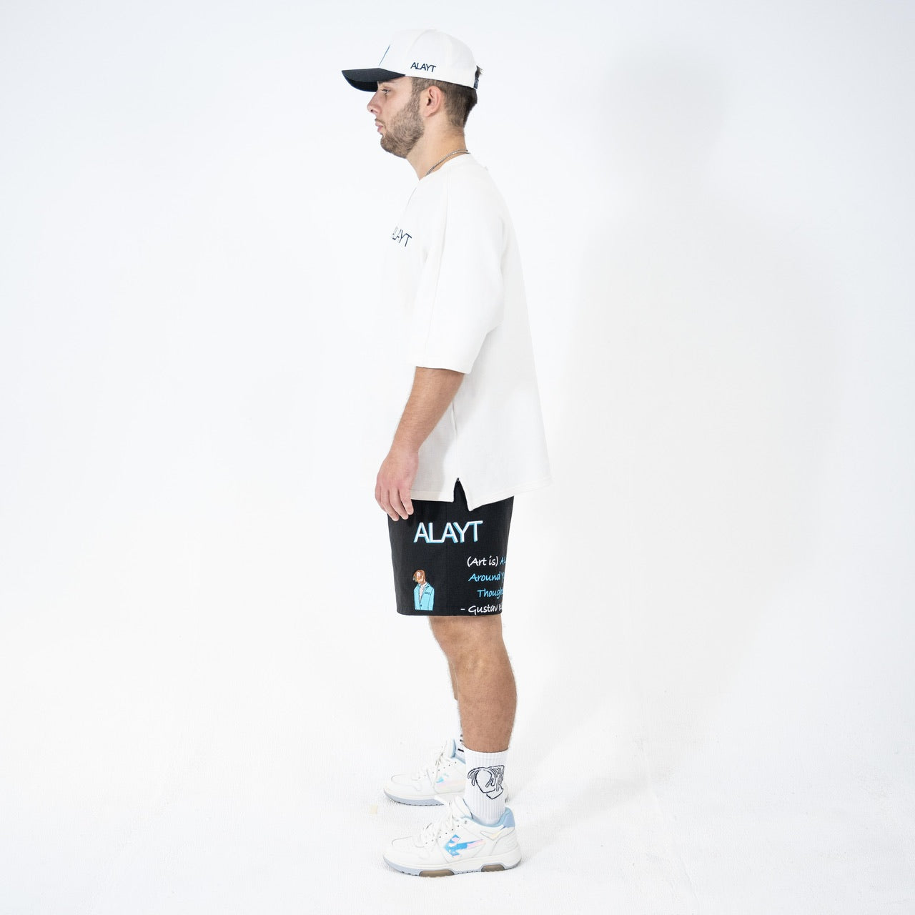 “TMBTB” - Oversized Luxe Tee (Off White)