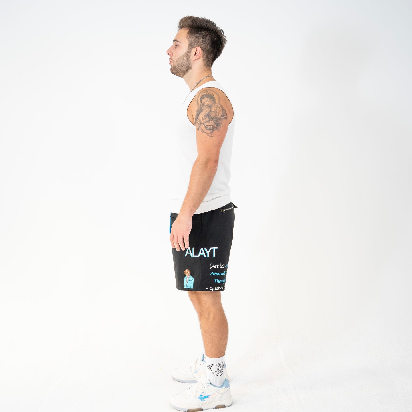 “TMBTB” Premium Nylon Shorts (Black)
