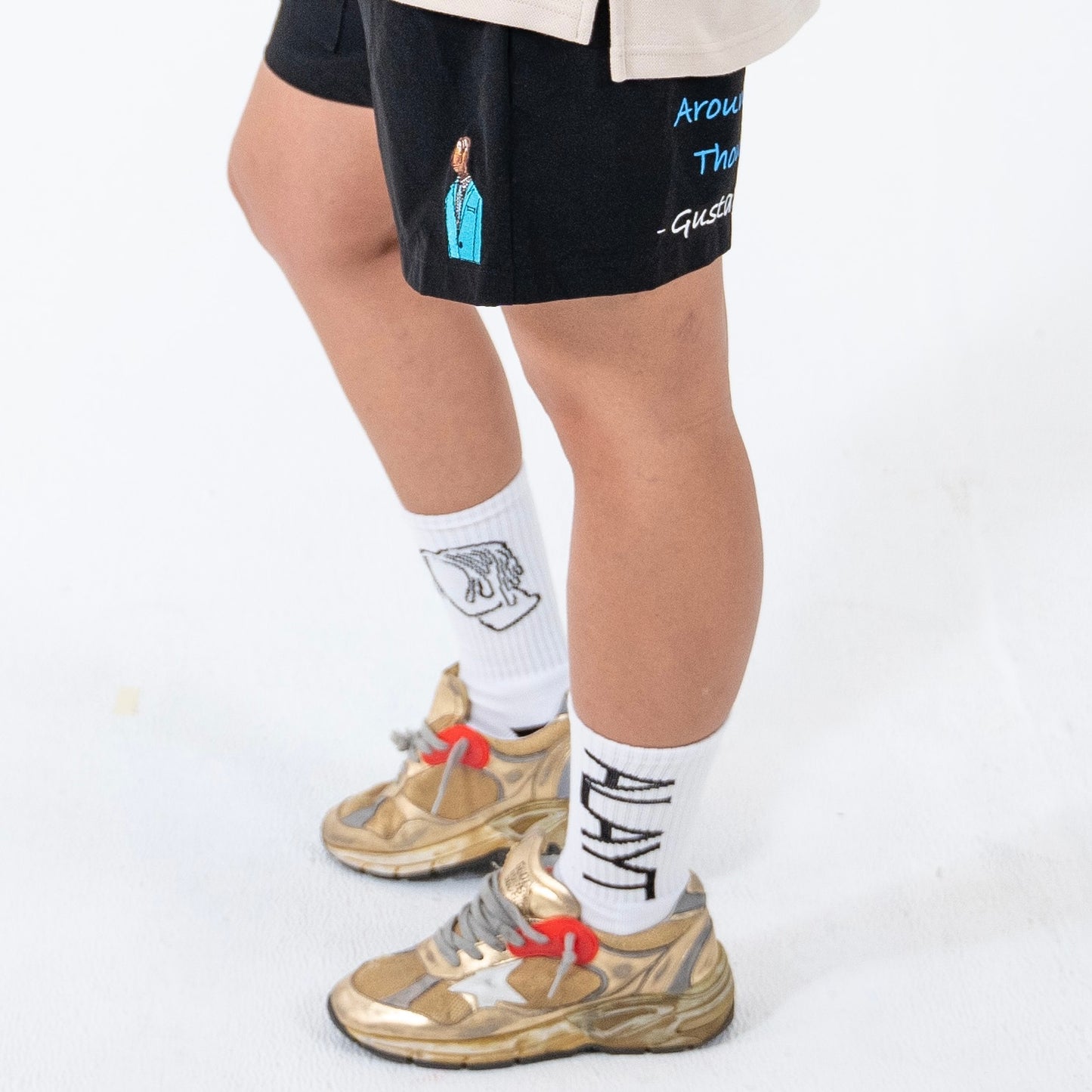 Vertical Logo 2-in-1 Socks
