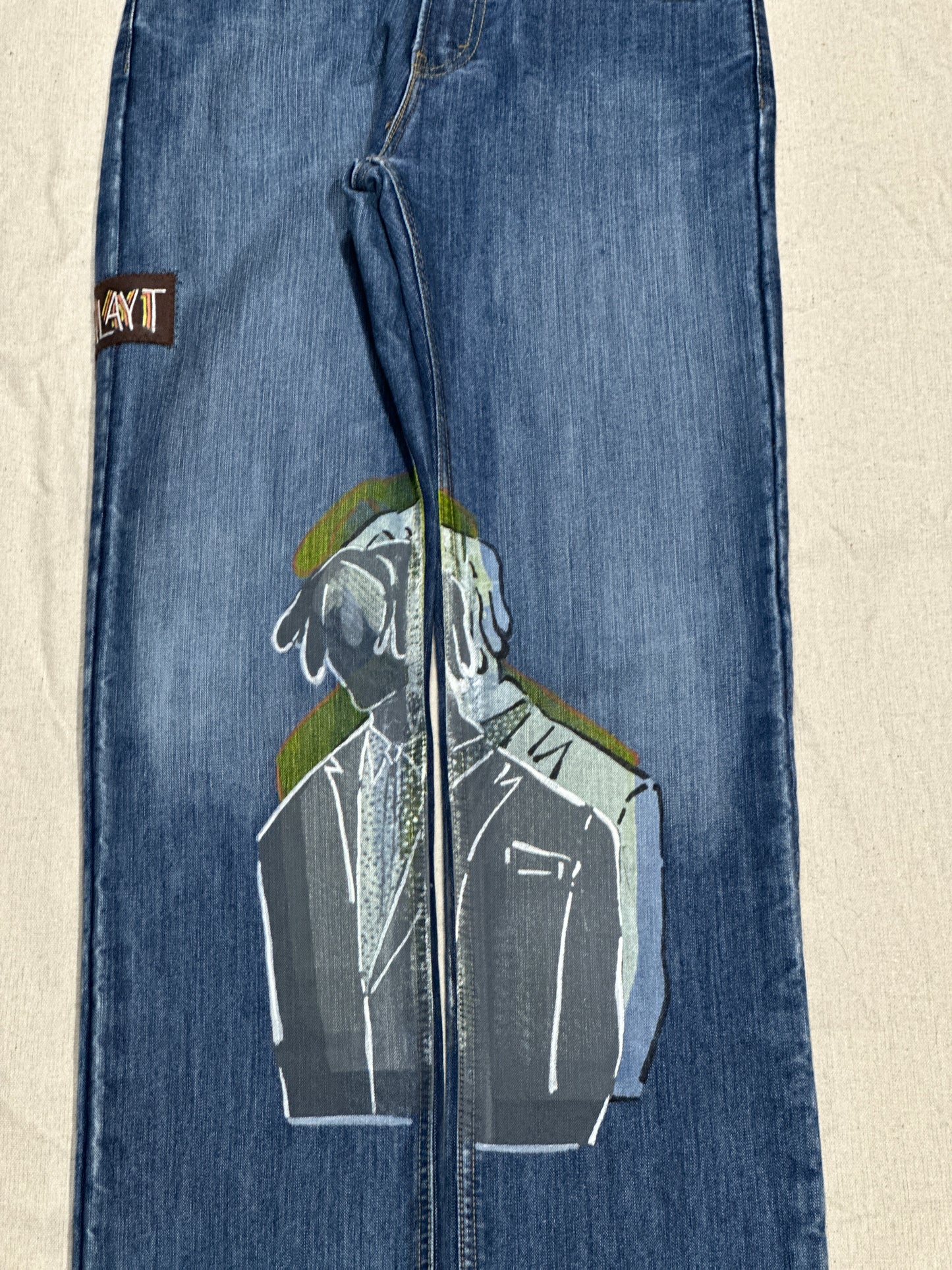 Tailored Thoughts - TMBTB Cross-Leg Denim