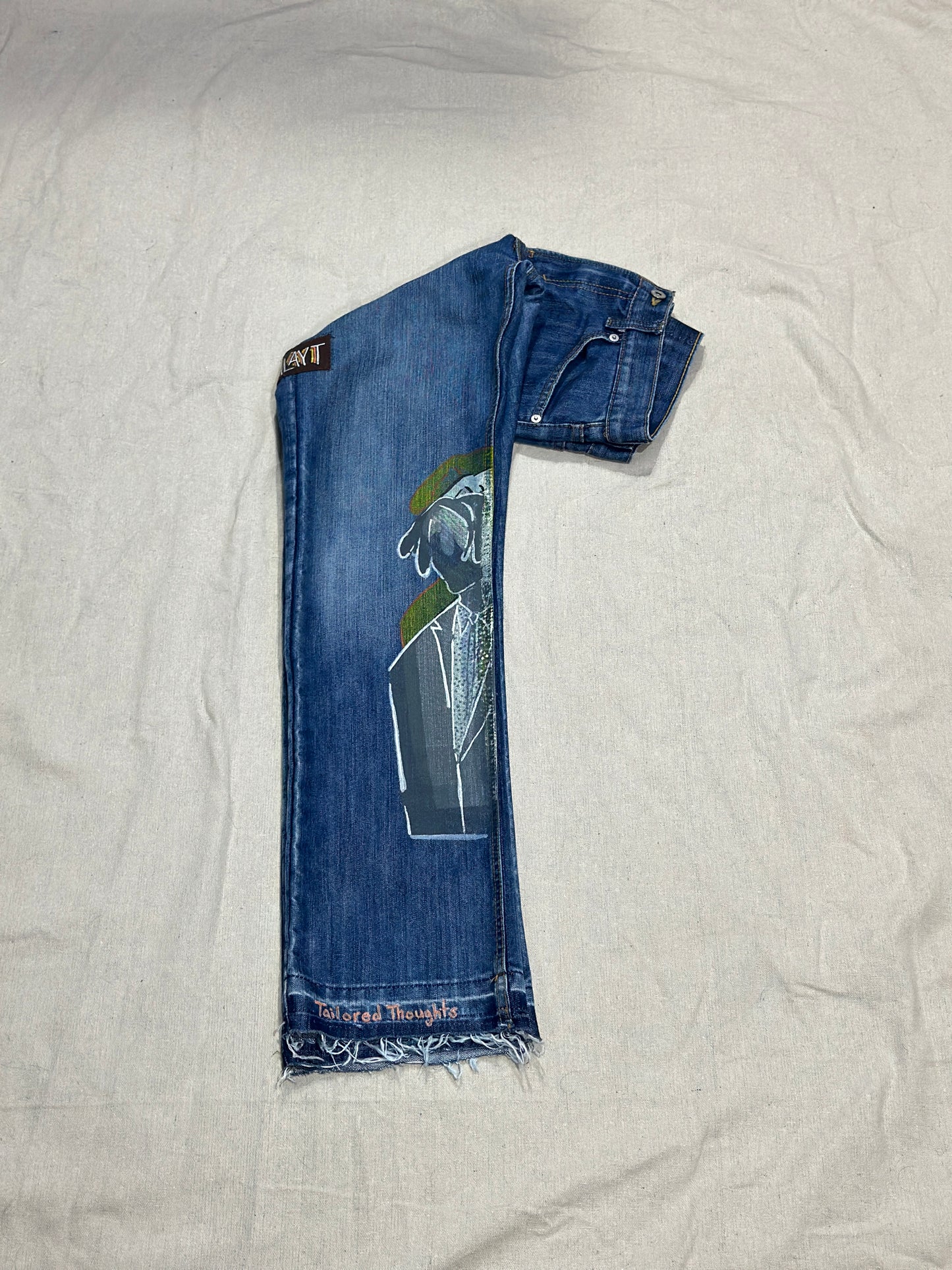 Tailored Thoughts - TMBTB Cross-Leg Denim