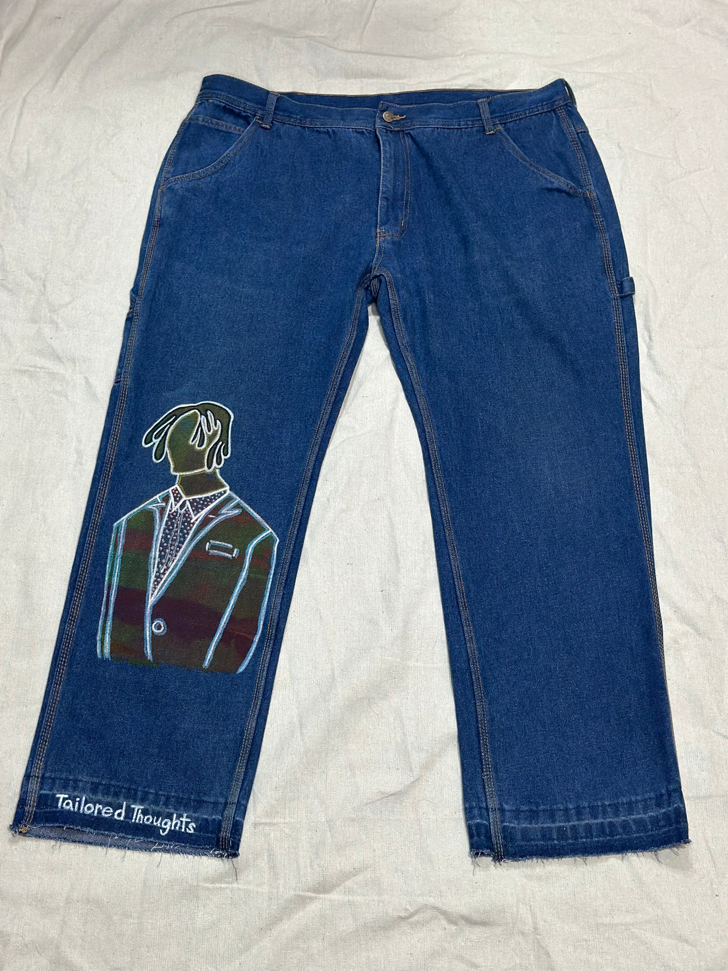 Tailored Thoughts - ALAYT Graffiti Denim