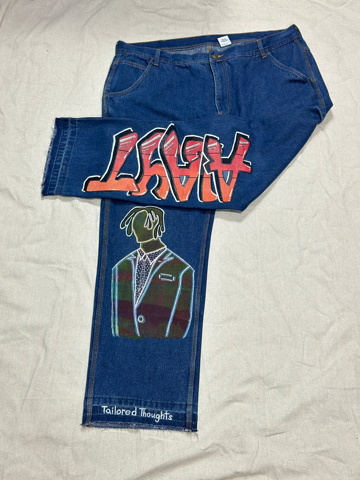 Tailored Thoughts - ALAYT Graffiti Denim