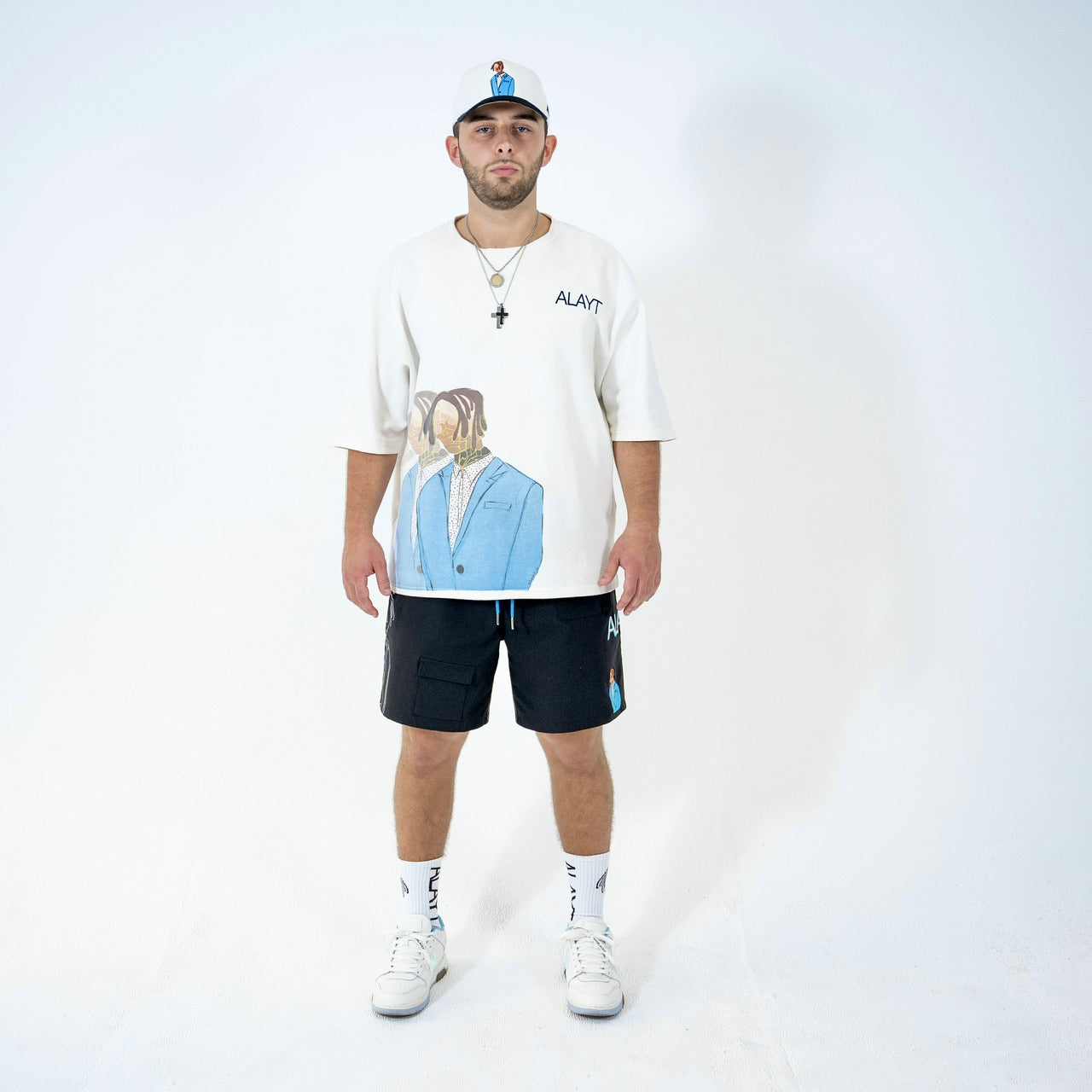 “TMBTB” - Oversized Luxe Tee (Off White)