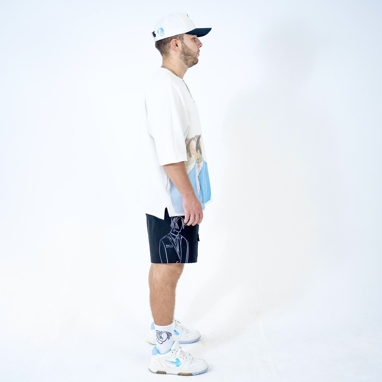 “TMBTB” - Oversized Luxe Tee (Off White)