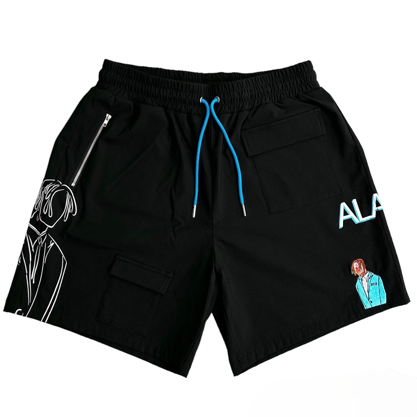 “TMBTB” Premium Nylon Shorts (Black)