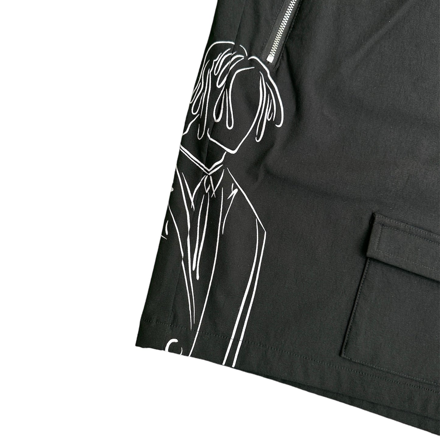 “TMBTB” Premium Nylon Shorts (Black)