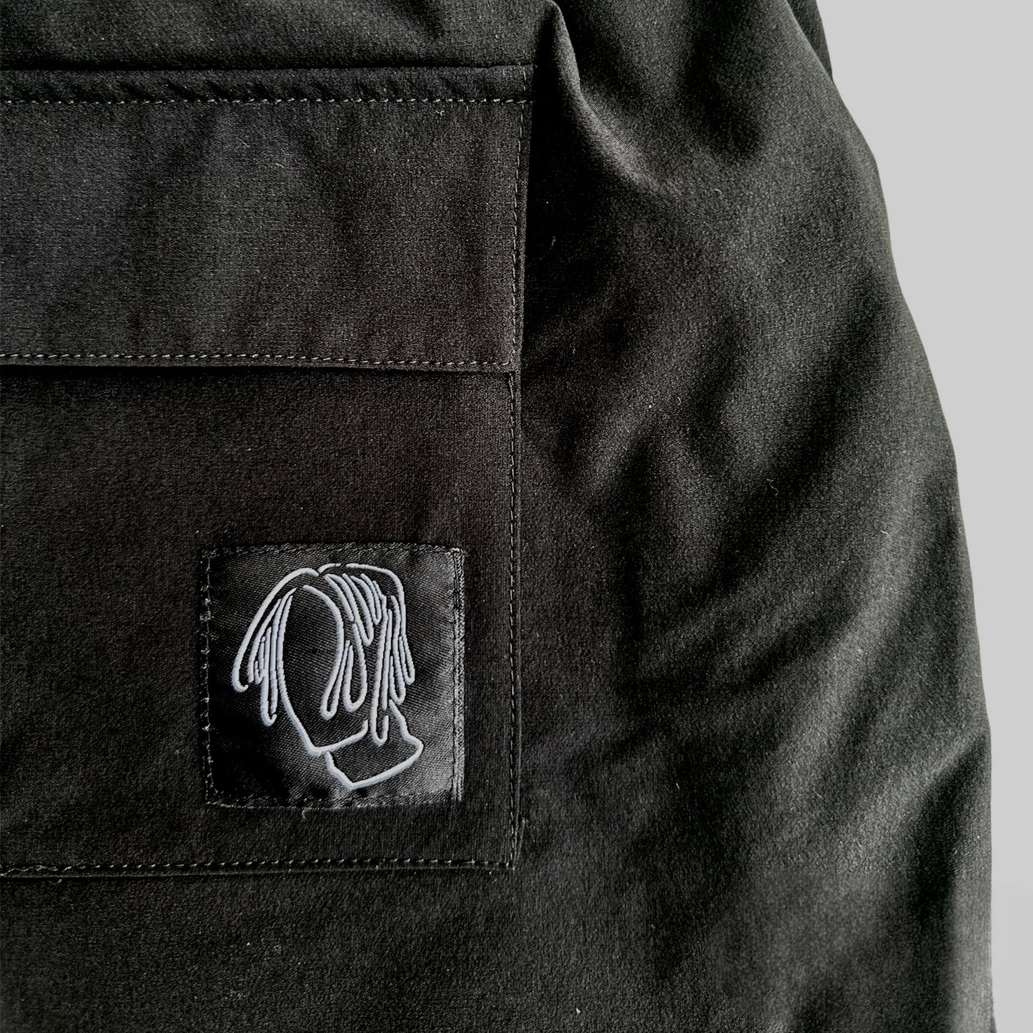 “TMBTB” Premium Nylon Shorts (Black)