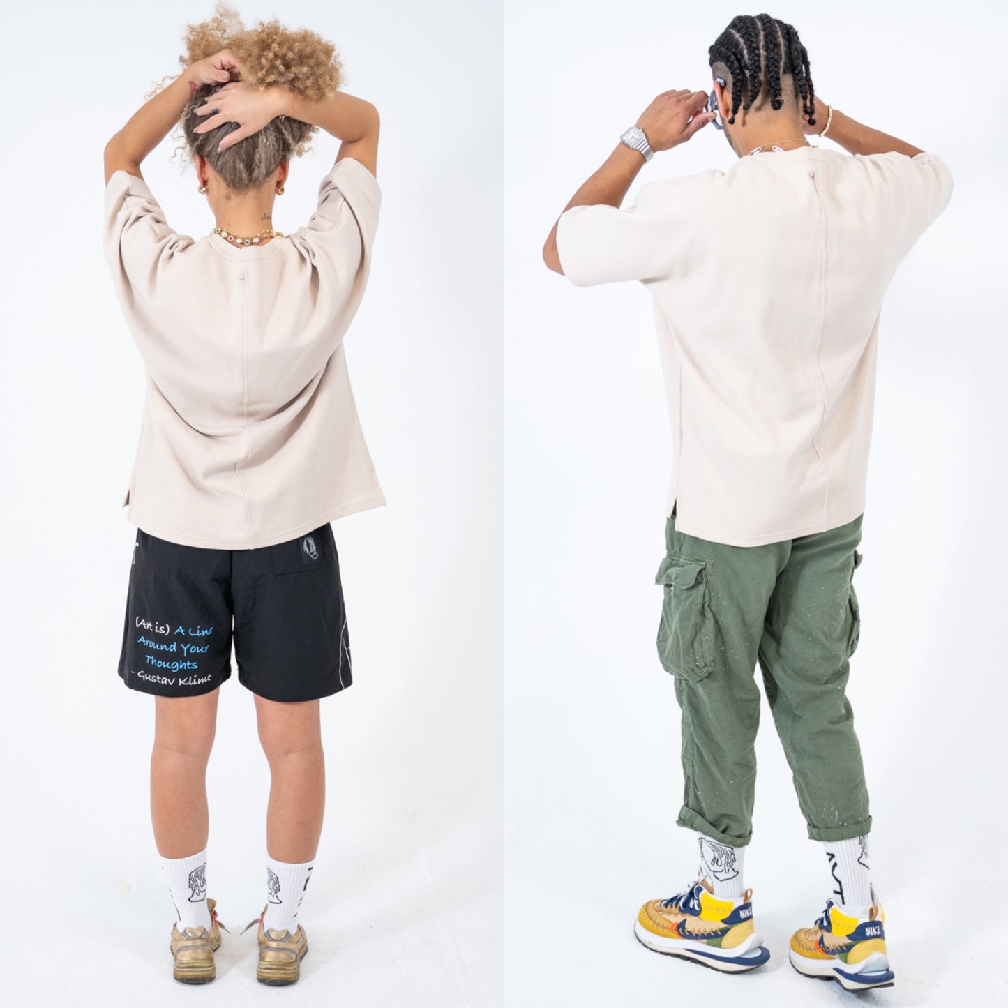 “TMBTB” - Oversized Luxe Tee (Beige)