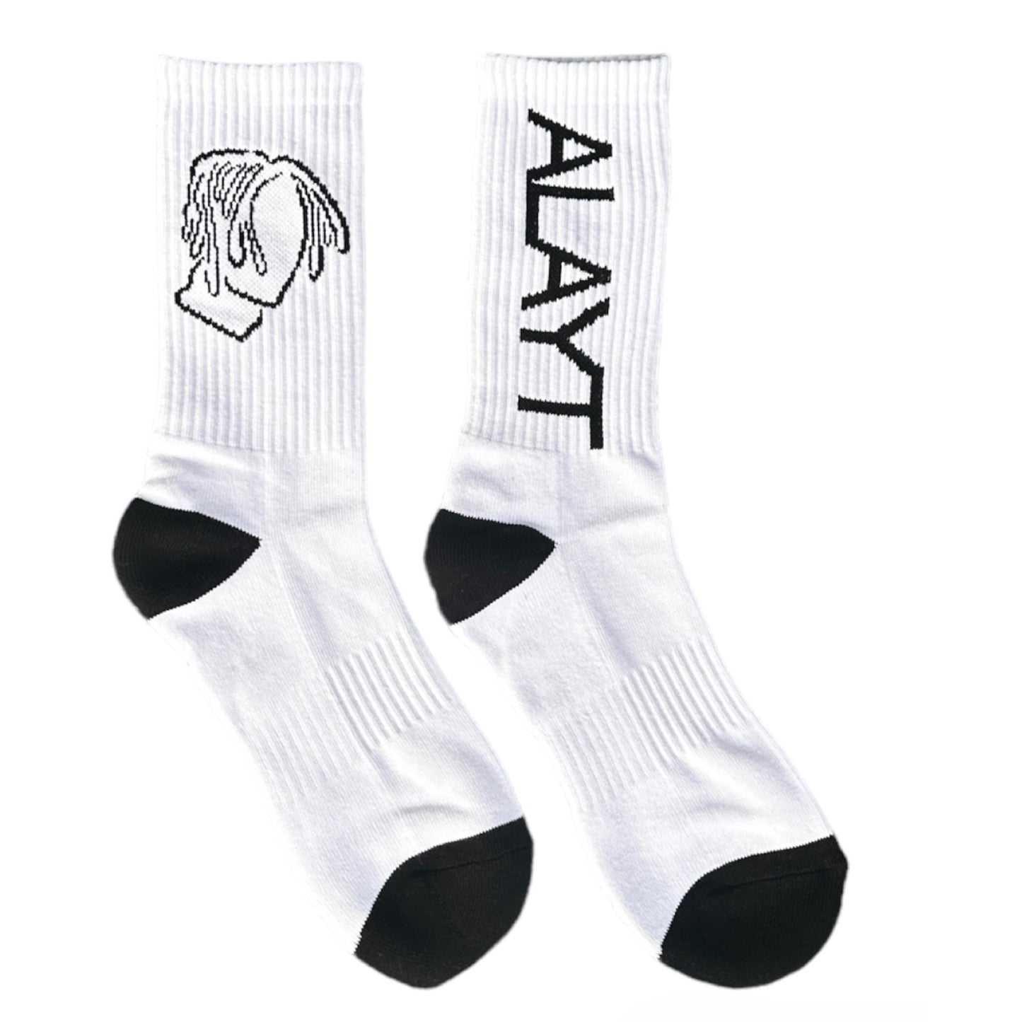 Vertical Logo 2-in-1 Socks