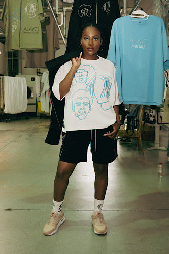 3-Head Tee (White)