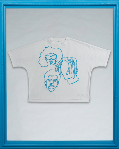 3-Head Tee (White)