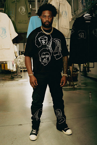 3-tHead Tee (Black)