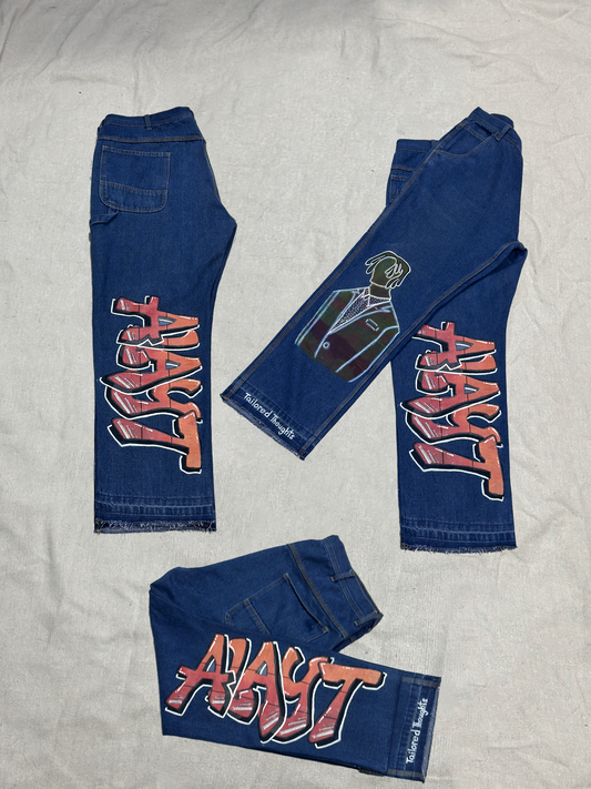 Tailored Thoughts - ALAYT Graffiti Denim