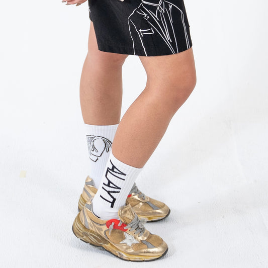 Vertical Logo 2-in-1 Socks